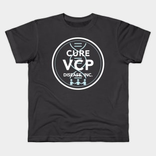 Cure VCP Disease Circle Logo - White Kids T-Shirt